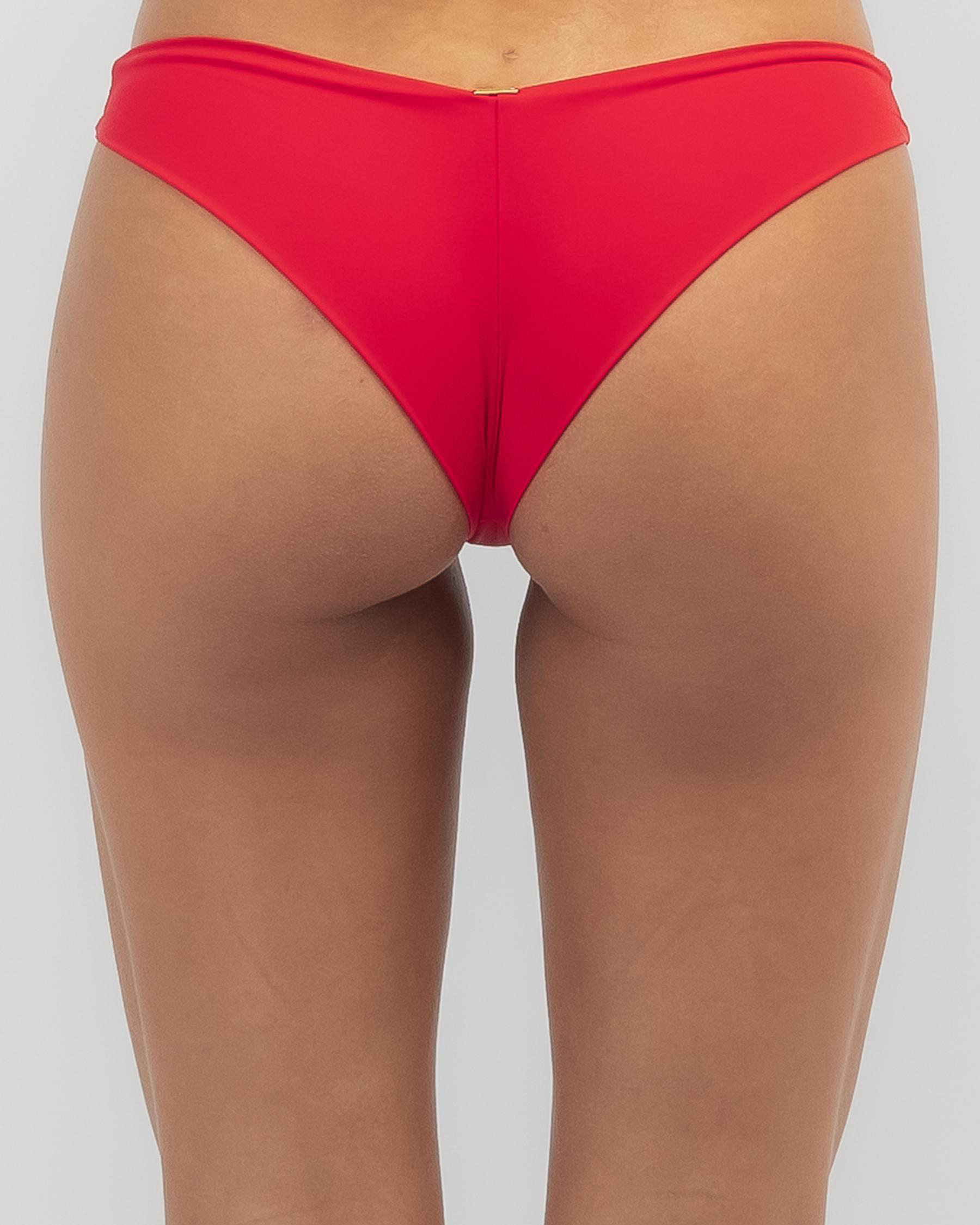 Shop Topanga Storm Cheeky Bikini Bottom In Chilli Red Fast Shipping Easy Returns City