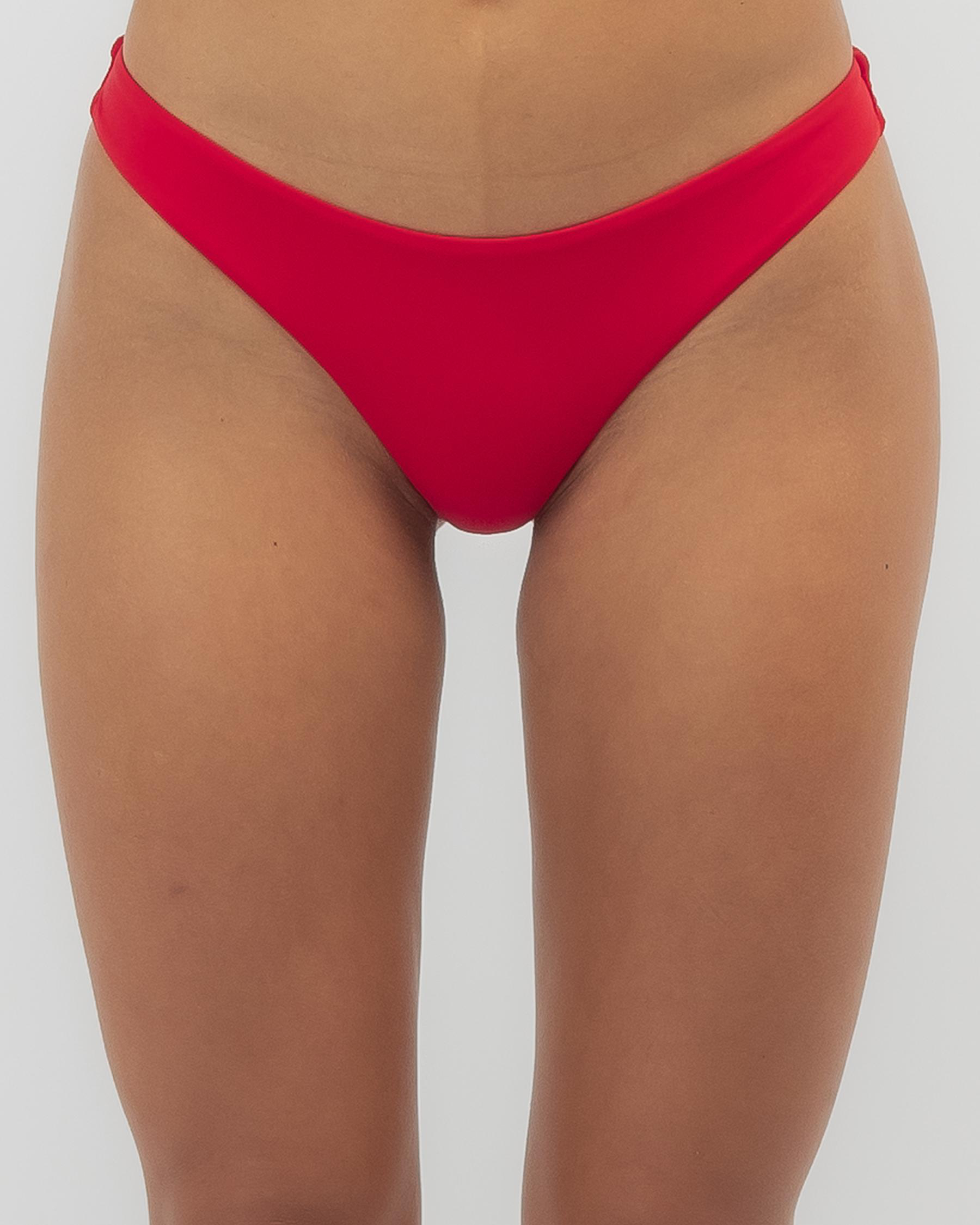 Topanga Storm Cheeky Bikini Bottom In Chilli Red Free Shipping Easy Returns City Beach