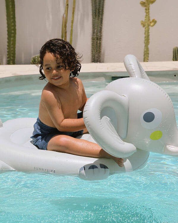 Sunnylife Kids Eli The Elephant Ride On Float for Unisex