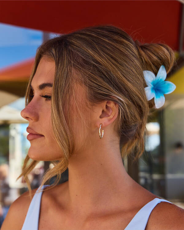 Frangipani Hair Claw Clip