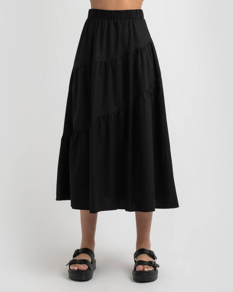 Into Fashions Aysha Midi Skirt for Womens