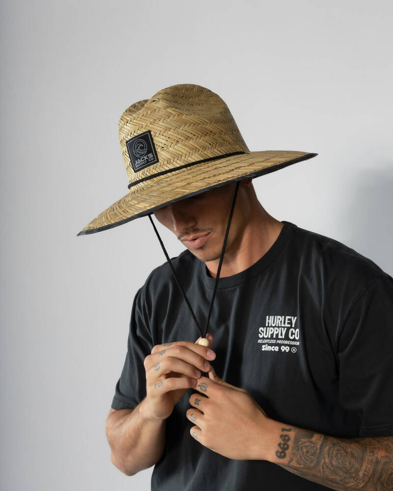 Jacks Conceal Straw Hat for Mens