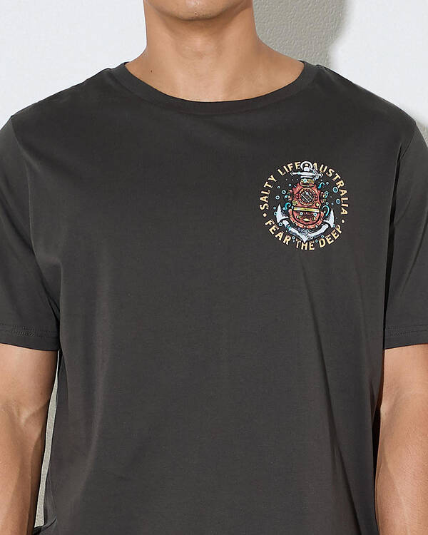 Salty Life Fear The Deep T-Shirt for Mens