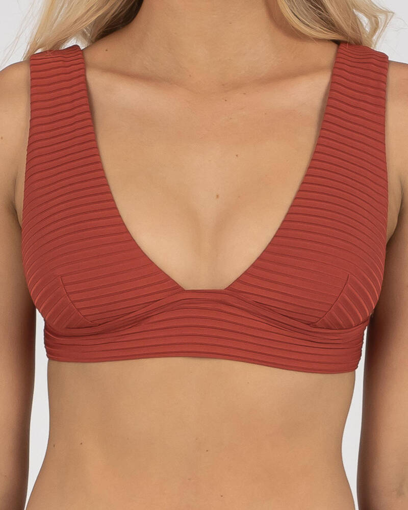 Rip Curl Premium Surf Elongated Bikini Top for Womens