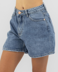 DESU Girls' Byron Mid Denim Shorts for Womens image number null