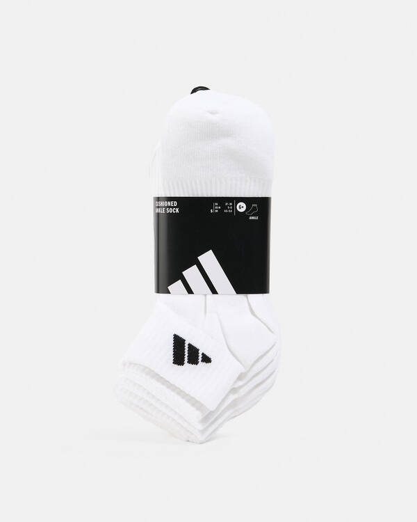 adidas Kids' Essential Ankle Socks 6 Pack for Unisex