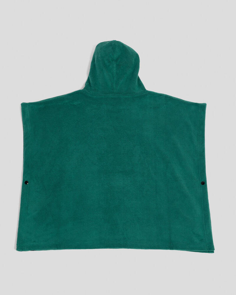 Hurley Toddlers' OAO Hooded Towel In Grass Green Fast Shipping & Easy