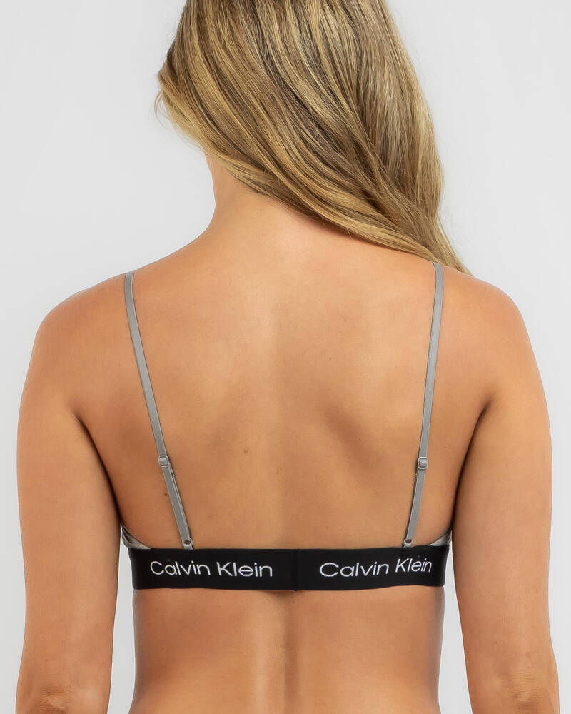 Calvin Klein 1996 Cotton Unlined Bralette In Grey Heather - FREE* Shipping  & Easy Returns - City Beach New Zealand