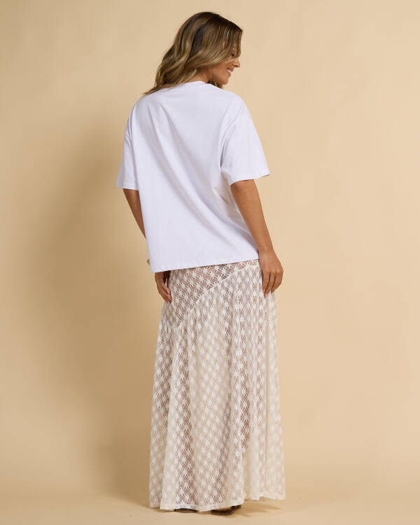 Rhythm Gigi Lace Maxi Skirt for Womens