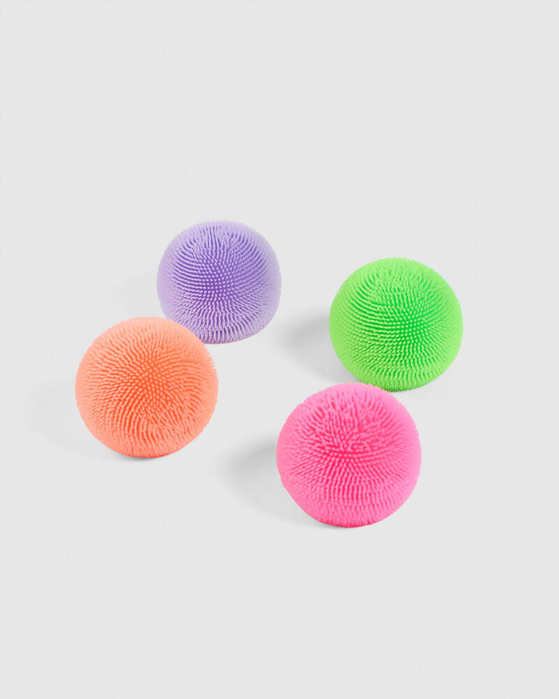 Schylling NeeDoh Fuzz Ball Teenie 4 Pack Squishy Fidget Toy for Unisex
