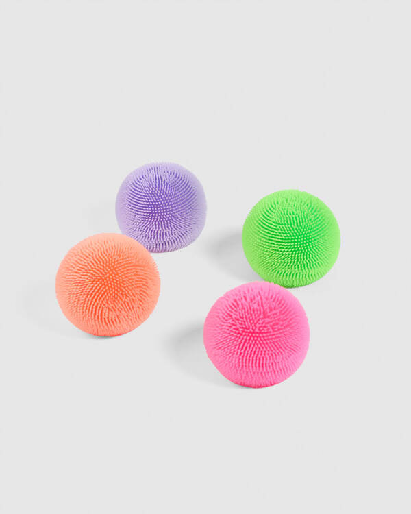 Schylling NeeDoh Fuzz Ball Teenie 4 Pack Squishy Fidget Toy for Unisex