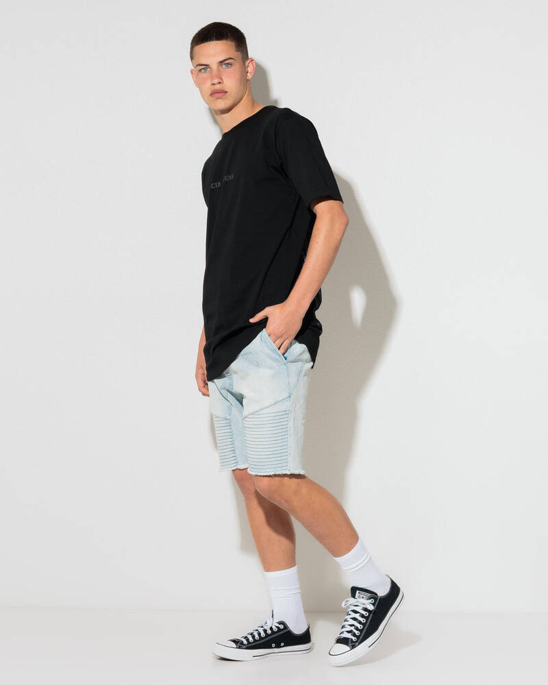 Lucid Arcade Elastic Waist Shorts for Mens