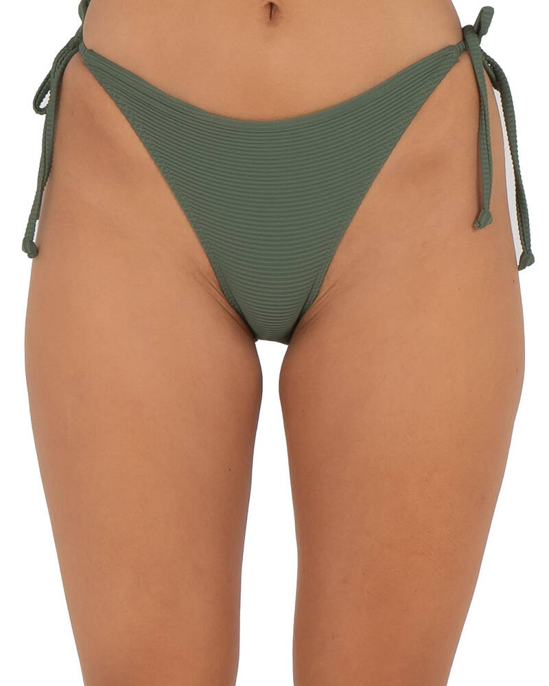 Kaiami Ebony Tie Side Bikini Bottom for Womens