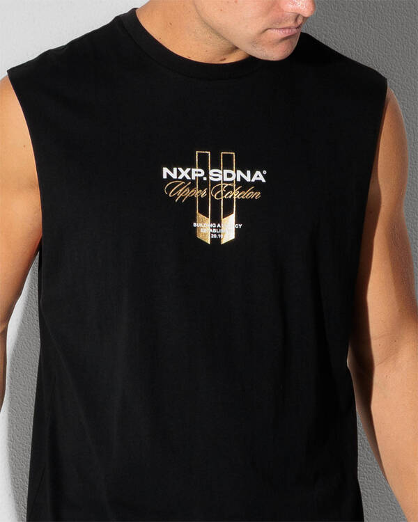 Nena & Pasadena Kavros Dual Curved Muscle Tank for Mens
