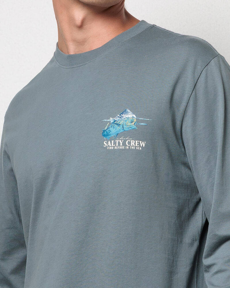 Salty Crew Mahi Surface Long Sleeve T-Shirt for Mens