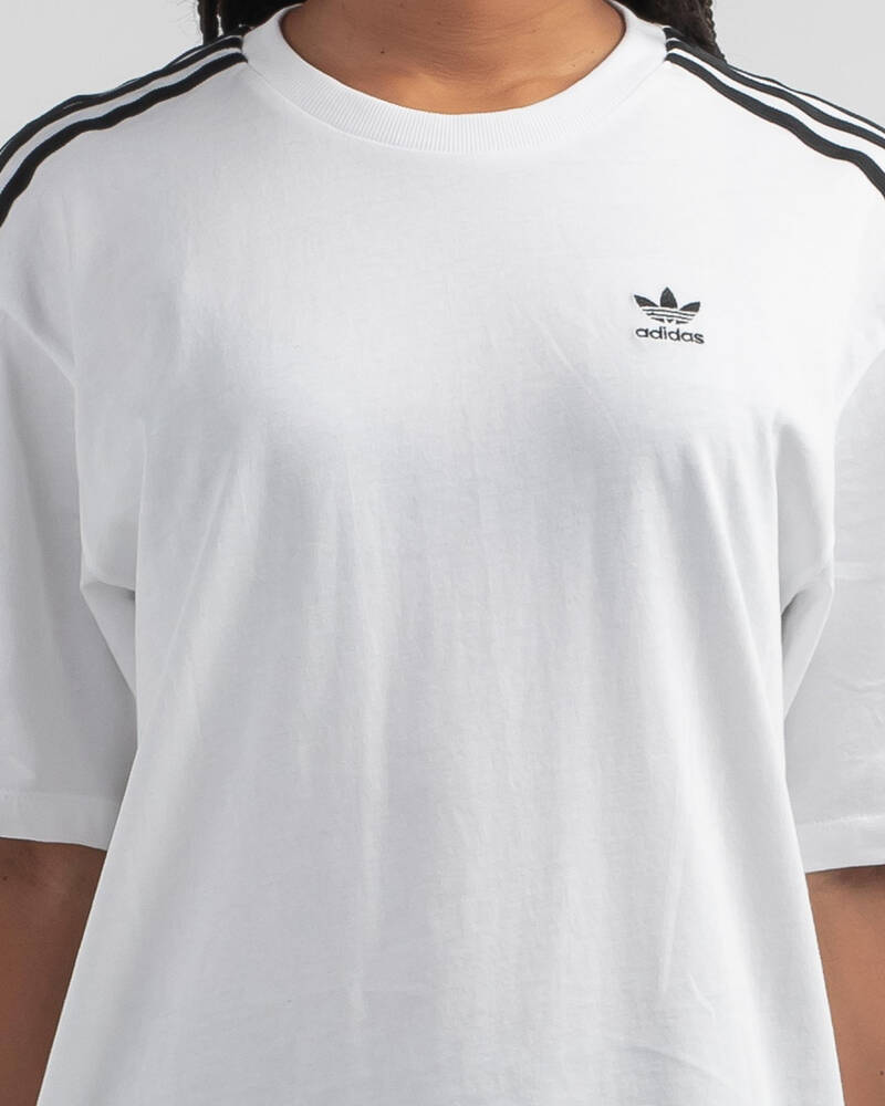 adidas 3 Stripes Oversized T-Shirt for Womens