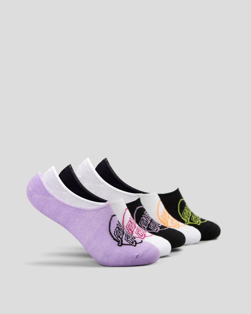 Santa Cruz Opus Dot Sock 5 Pack for Womens