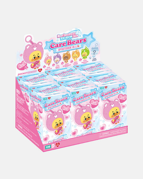 Upset Duck Care Bears x Upset Duck Neon Sweetheart Duck Blind Box for Unisex