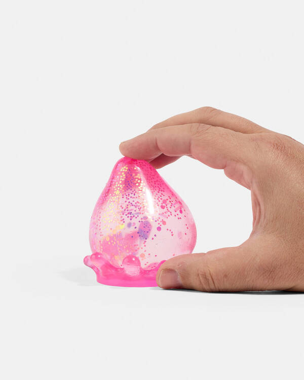 Smooshos Sparkle Drop Glow In The Dark Squishy Fidget Toy for Unisex