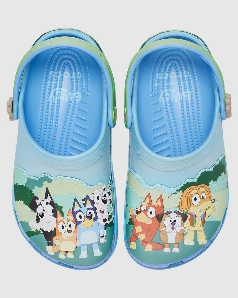 Crocs Toddlers' Classic Bluey Multi Clogs for Unisex