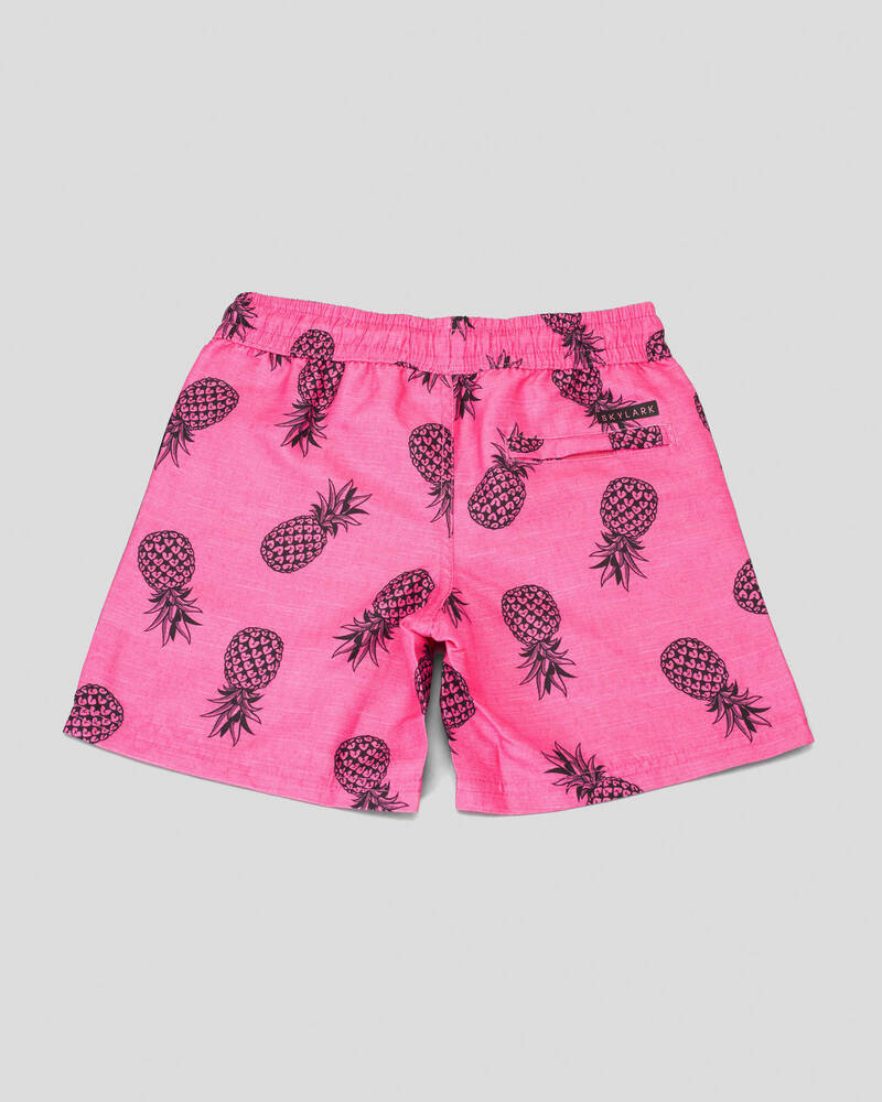 Skylark Toddlers' Pineapples Board Shorts for Mens