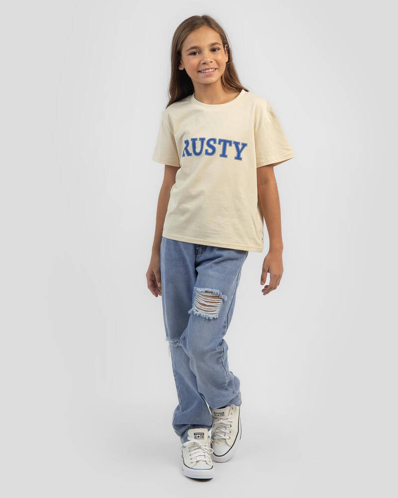 Rusty Girls' Line Relaxed T-Shirt for Womens
