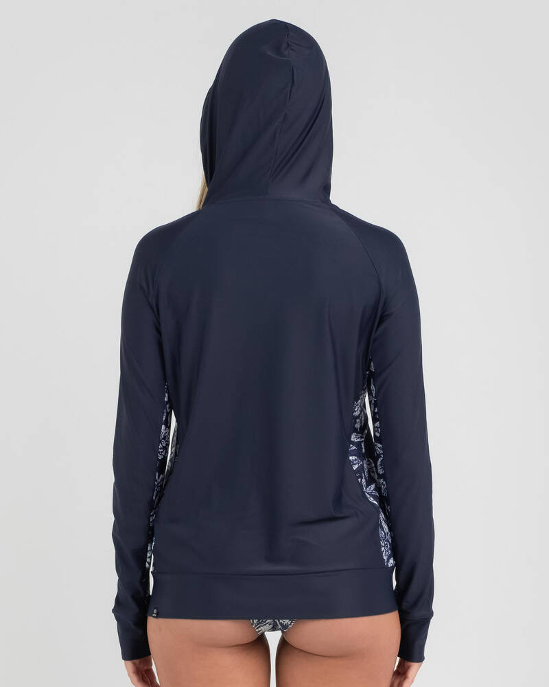 Rip Curl Surf Hood Long Sleeve Rash Vest for Womens