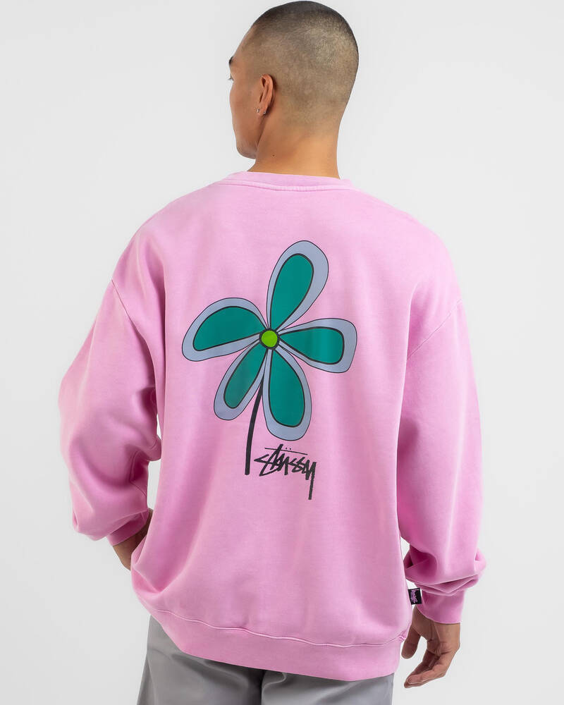 Stussy Flower 50/50 Sweatshirt for Mens
