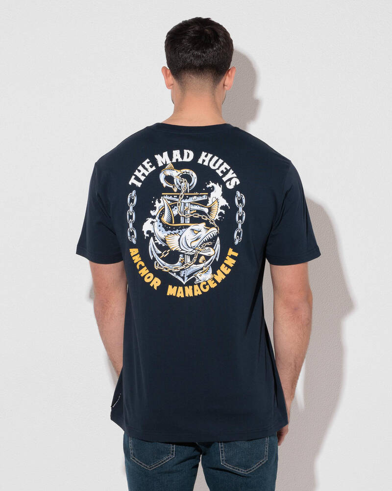 The Mad Hueys Anchor Management T-Shirt for Mens