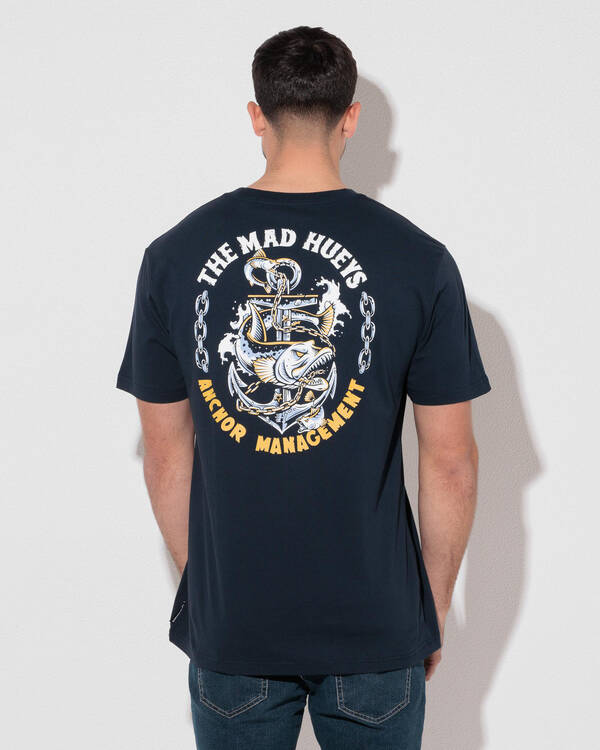 The Mad Hueys Anchor Management T-Shirt for Mens