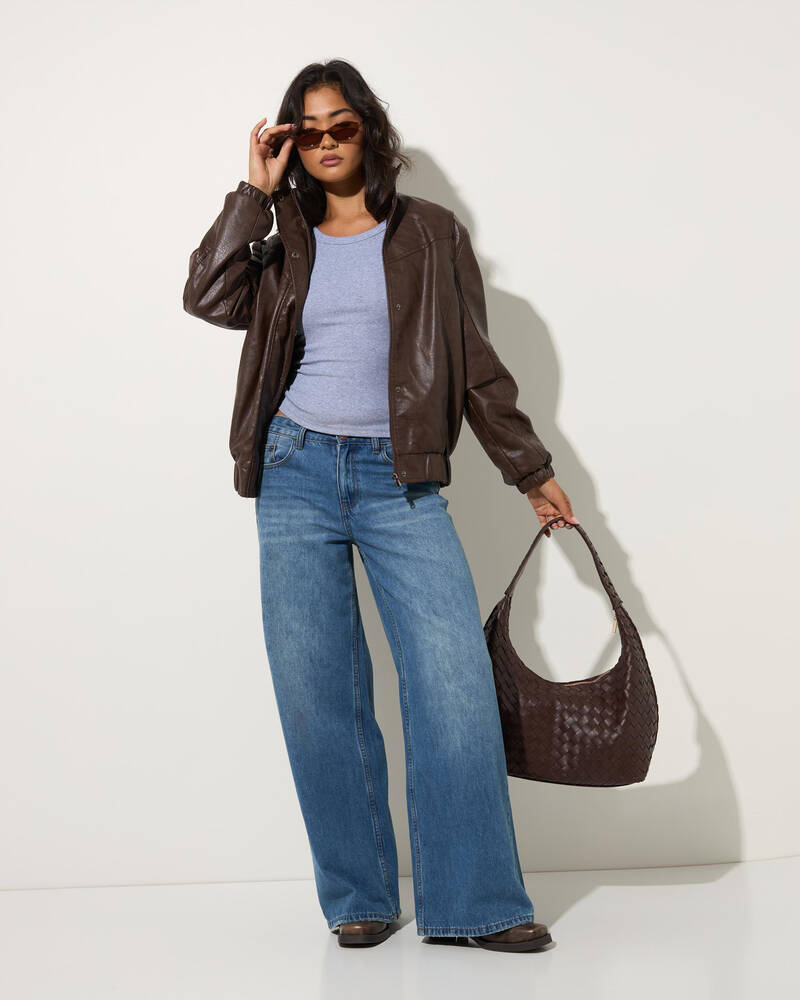 Ava And Ever Blaise Faux Leather Jacket for Womens