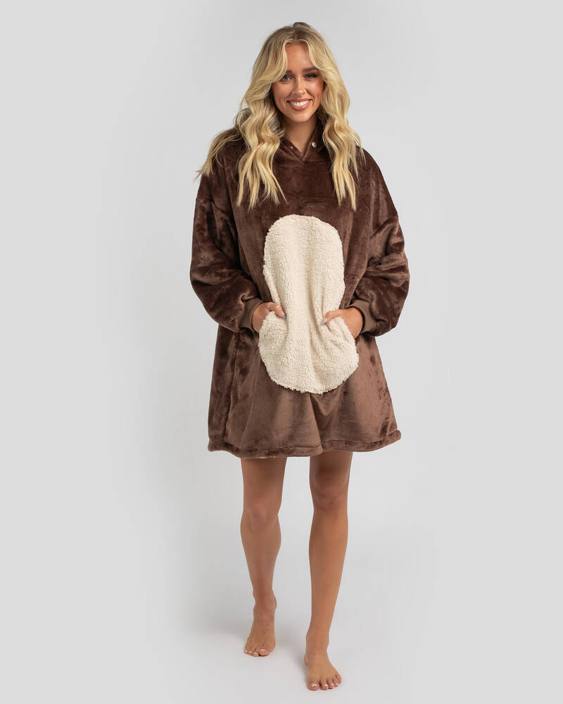 Mooloola Cuddle Up Hooded Blanket for Womens