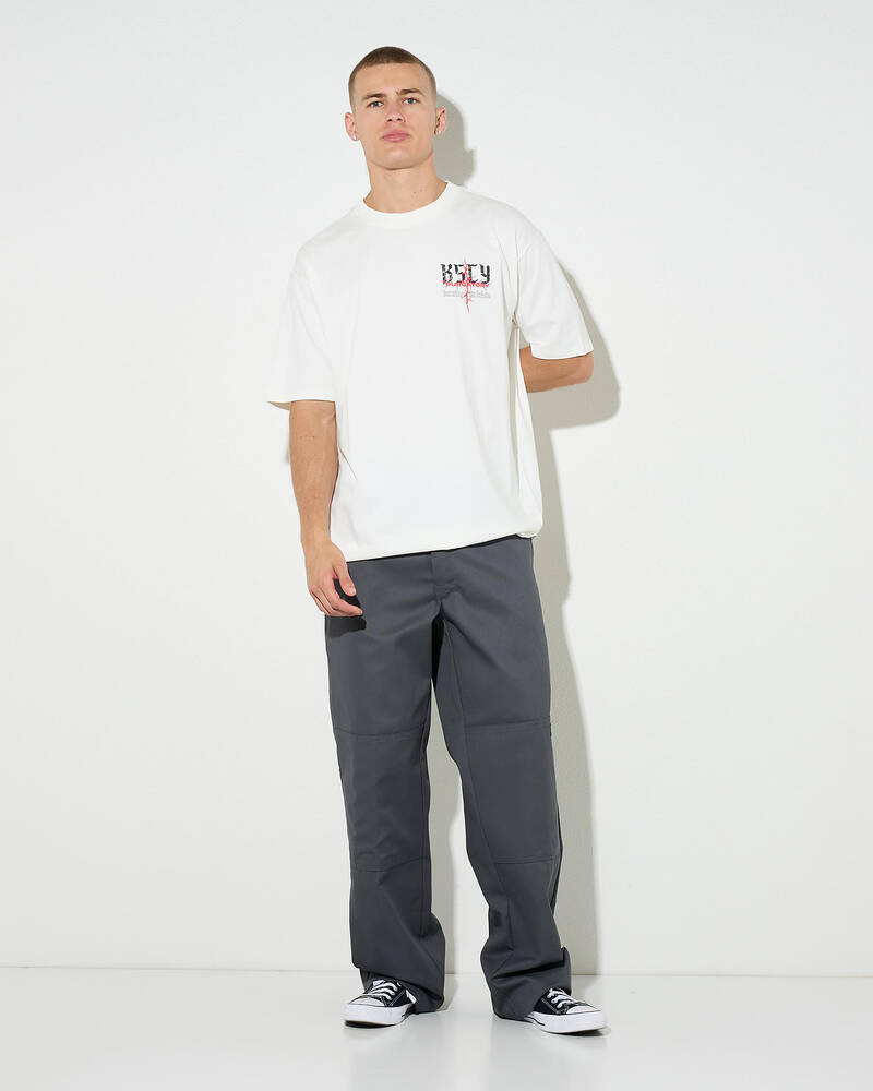 Kiss Chacey Burning Box Fit T-Shirt for Mens