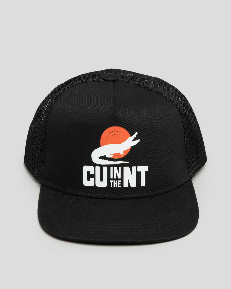 Shop CU in the NT Croc Trucker Cap In Black Fast Shipping & Easy