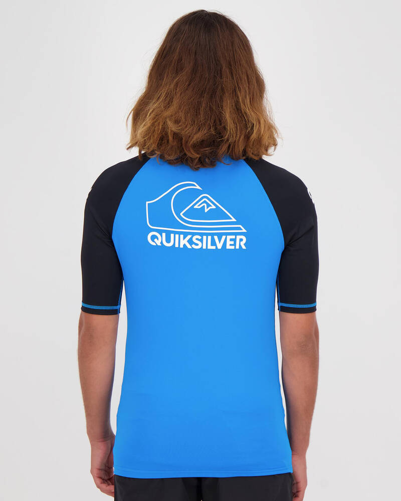 Quiksilver On Tour Short Sleeve Rash Vest for Mens