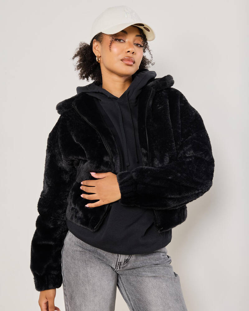 Ava And Ever Kick On Faux Fur Jacket for Womens