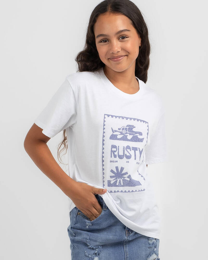 Rusty Girls' Dream State Oversized T-Shirt for Womens