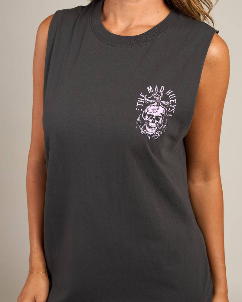 The Mad Hueys Rope Skull Anchor Muscle Dress for Womens