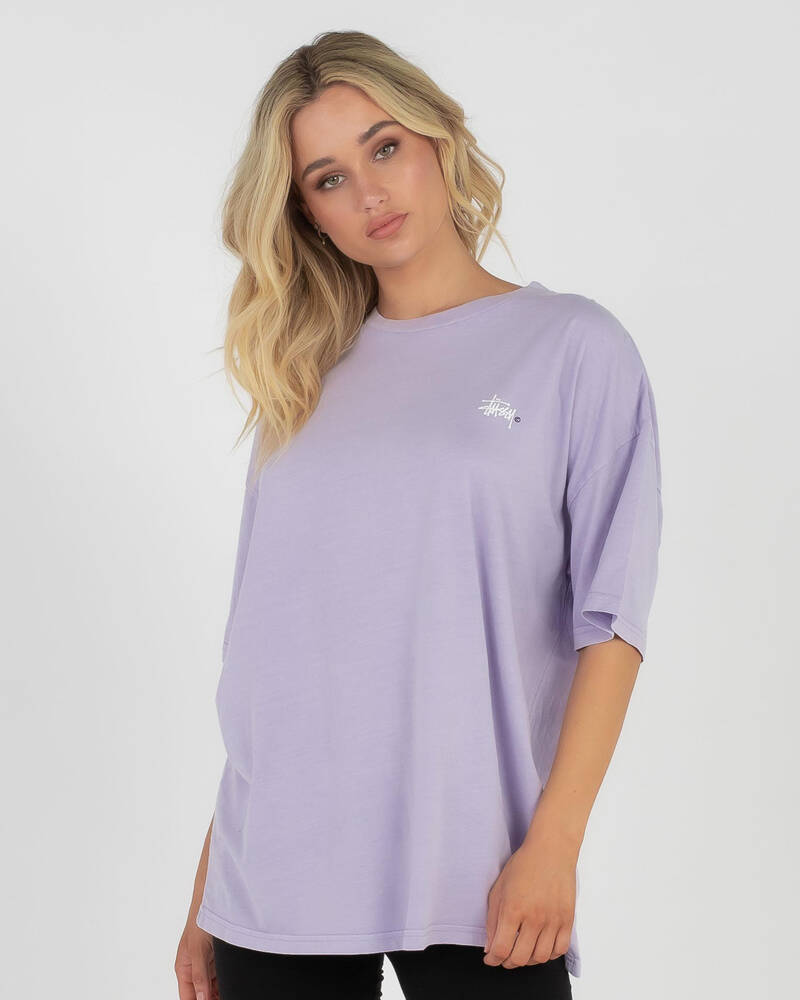 Stussy Graffiti Pigment Relaxed T-Shirt for Womens