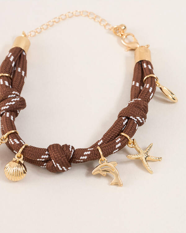 Karyn In LA Rope Charm Bracelet for Womens