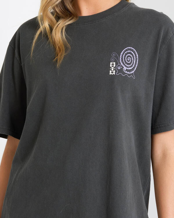 Rhythm Snail Vintage T-Shirt for Womens