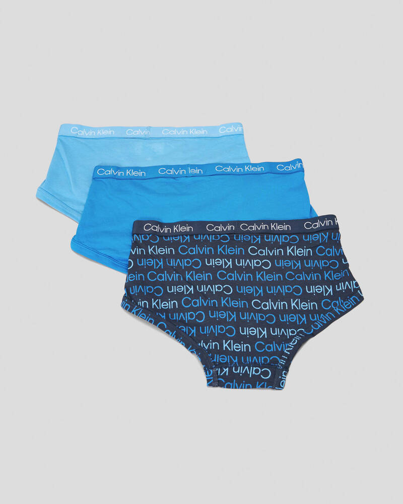 Calvin Klein Boys' Cotton Stretch Boxer Briefs 3 Pack for Mens