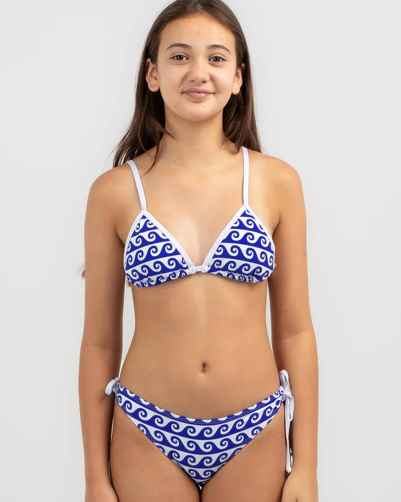 Topanga Girls' Santorini Triangle Bikini Set for Womens