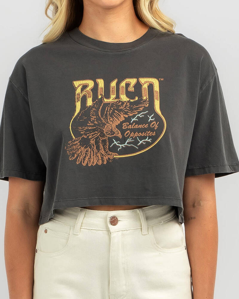 RVCA Eagle Half T-Shirt for Womens