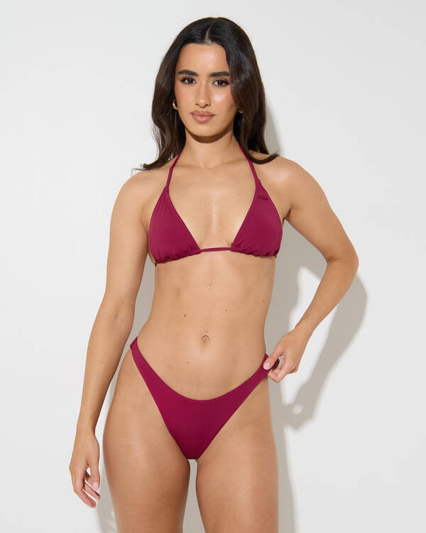 Roxy Beach Classics High Leg Cheeky Bikini Bottom for Womens