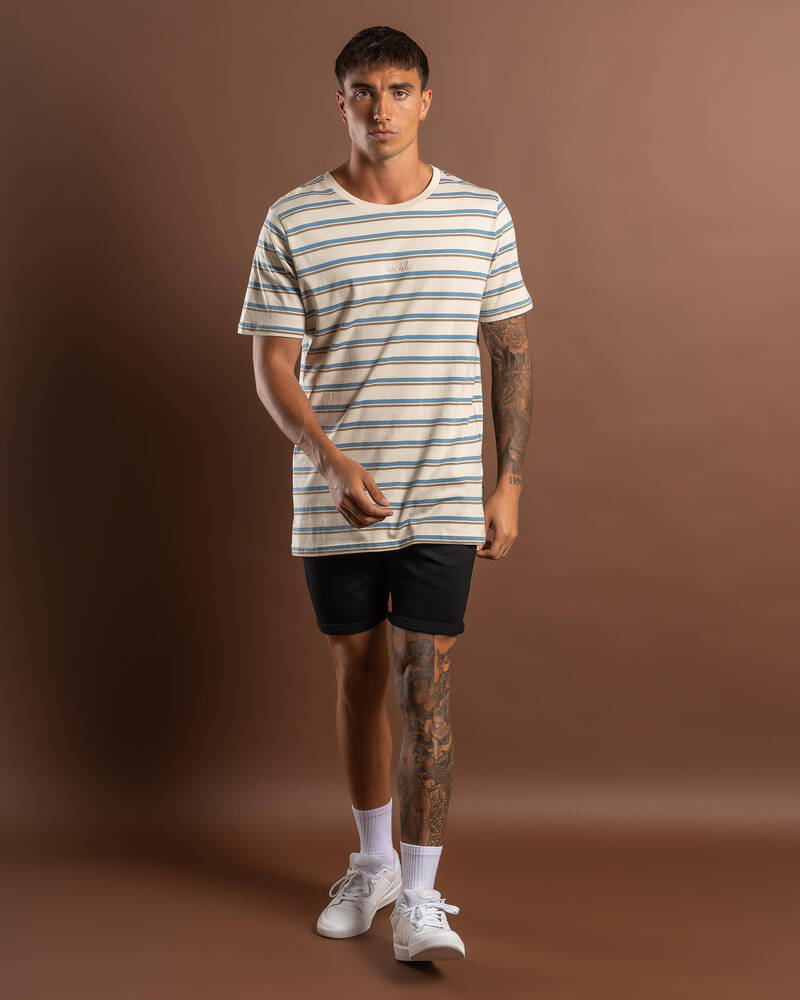 Lucid Polar Denim Walk Shorts for Mens