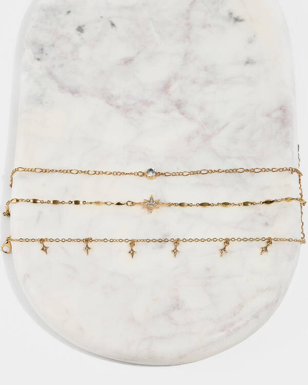 Karyn In LA Starburst Anklet Pack for Womens