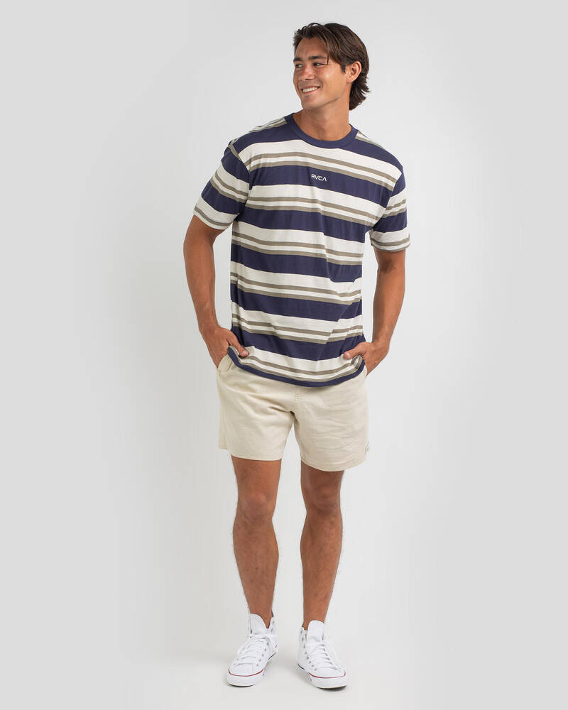 RVCA Curtis Stripe II T-Shirt for Mens