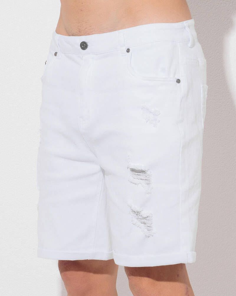 Lucid Capsule Denim Walk Shorts for Mens