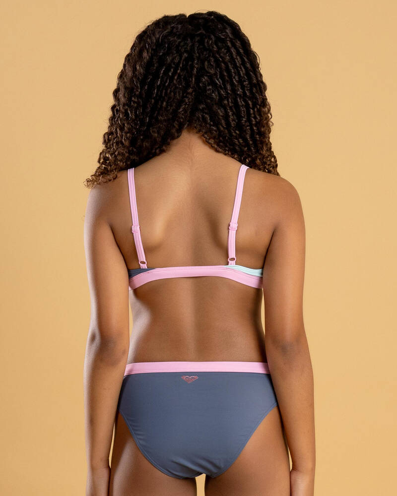 Roxy Girls' Colourblock Triangle Bikini Set for Womens